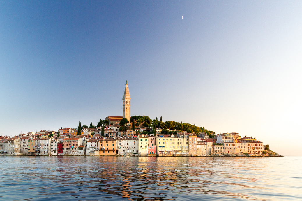 Rovinj on the Coast of Adriatic Sea